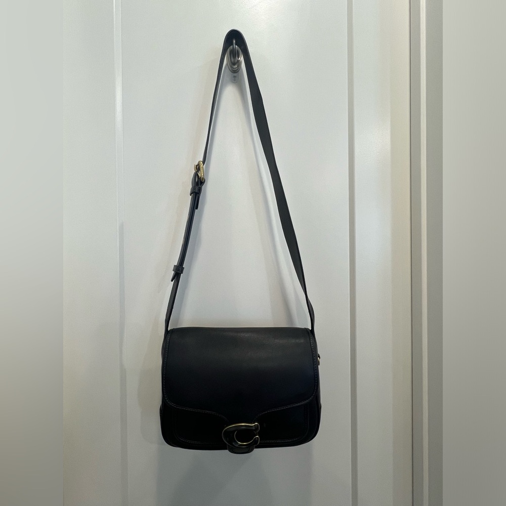 Coach Genuine Glovetanned Leather Black Purse 👜